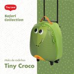 Mala de rodinhas Infantil Safari Croco (3a+) - Tiny Love