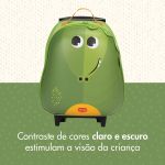 Mala de rodinhas Infantil Safari Croco (3a+) - Tiny Love