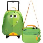 Mala de rodinhas + Lancheira Térmica Infantil Safari Croco (3a+) - Tiny Love