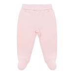 Casaco c/ Body regata e Calça em Algodão Egípcio Rosa - Bibe