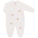 Macacão longo c/ golinha em tricot Ursinha Brinquedos - Mini & Co.