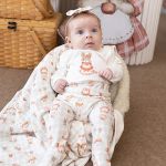 Body longo c/ Calça (Mijão) em algodão egípcio Hamster - Mini & Co.