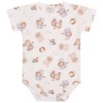 Body curto c/ Short em algodão egípcio Cachorrinhos - Mini & Co