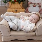 Body longo golinha c/ Calça (Mijão) em algodão egípcio Hamster - Mini & Co.