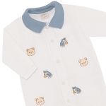 Macacão longo c/ golinha em tricot Ursinho Brinquedos - Mini & Co.
