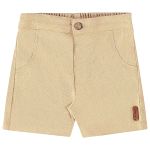 Bermuda em linho Areia - Up Baby