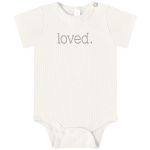 Body curto c/ Calça em Algodão Sustentável Branco Nature - Up Baby