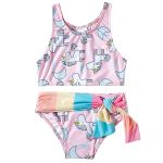 Conjunto de banho Kids Uni: Camiseta Surfista + Biquini + Calcinha - Tip Top