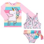 Conjunto de banho Kids Uni: Camiseta Surfista + Biquini + Calcinha - Tip Top