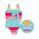 Maiô regata c/ proteção UV FPS +50 Dino - Tip Top