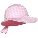 Chapéu de banho Kids c/ proteção UV FPS +50 Xadrez Rosa - Tip Top