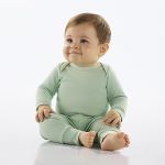 Body longo em suedine Verde Pastel - Up Baby