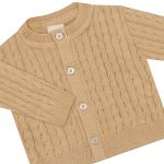 Casaquinho em tricot Trançado Topázio - Mini & Co.