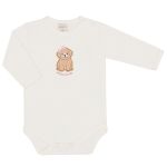 Body longo c/ Calça (Mijão) em algodão egípcio Cachorrinhas - Mini & Co.