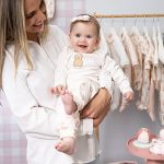 Body longo c/ Calça (Mijão) em algodão egípcio Cachorrinhas - Mini & Co.