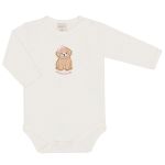 Body longo c/ Calça (Mijão) em algodão egípcio Cachorrinhas - Mini & Co.