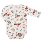 Body longo c/ Calça (Mijão) em algodão egípcio Racer - Mini & Co.
