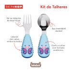 Kit de Talheres Zoo Borboleta (12m+) - Skip Hop