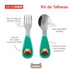 Kit de Talheres Zoo Cachorro Pug (12m+) - Skip Hop