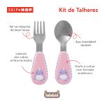 Kit de Talheres Zoo Baleia Narval (12m+) - Skip Hop