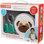 Kit de Alimentação Zoo Cachorro Pug Preston (12m+) - Skip Hop