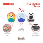 Brinquedo Musical Trio Shaker Selva (3m+) - Skip Hop
