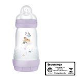 Mamadeira Anticólica Easy Start 260ml Lilás (2m+) - MAM