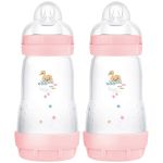 Kit 4 Mamadeiras Anticólica Easy Start Gift Set c/ bicos Rosa (0m+) - MAM
