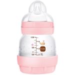 Kit 4 Mamadeiras Anticólica Easy Start Gift Set c/ bicos Rosa (0m+) - MAM