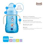 Copo de Transição Trainer+ Night Azul 220ml (4m+) - MAM