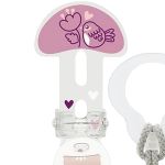 Prendedor para Chupeta Clip It! & Cover Floral Rosa - MAM