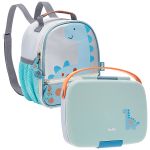 Kit Escolar: Lancheira Térmica + Bentô Box Magic Dino (3a+) - Buba