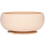 Bowl em Silicone com Ventosa Cloudy Bege (6m+) - Buba