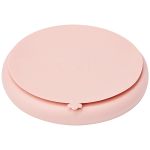 Prato em Silicone com Ventosa Cloudy Rosa (6m+) - Buba