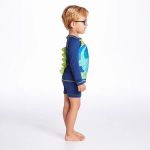 Conjunto de banho Dino: Camiseta Surfista + Sunga - Tip Top