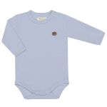 Body longo c/ Calça (Mijão) em algodão egípcio Azul - Mini & Co.