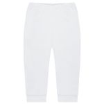Body longo c/ Calça (Mijão) em algodão egípcio Branco - Mini & Co.