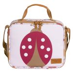 Mochila + Lancheira Térmica + Kit 2 Necessaires + Saquinho Organizador Kids Joaninha - Masterbag Kids