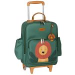 Mochila com rodinhas + Lancheira Térmica Kids Leão Safari - Masterbag Kids