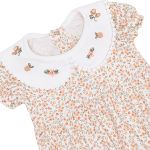 Body curto c/ golinha em algodão egípcio Bosque Floral - Mini & Co.