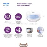 Esterilizador a Vapor para Microondas - Philips Avent
