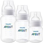 Kit Triplo Mamadeiras Anticólica 125ml, 260ml e 330ml (0m+) - Philips Avent