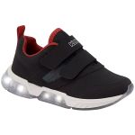Tênis de Led Infantil Light Preto Vermelho - Klin