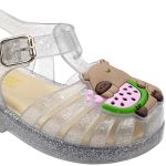 Sandália Mel Capivara Glitter Prata - Keto Baby