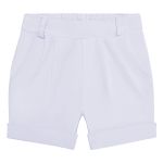 Body Camisa c/ Short & Suspensório em tricoline Branco - Roana