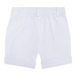 Body Camisa c/ Short & Suspensório em tricoline Branco - Roana