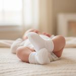 Sapatinho para bebê recém-nascido em tricot Branco - Pimpolho