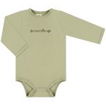 Body longo c/ Calça em Algodão Sustentável Verde Chá Nature - Up Baby