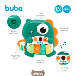 Teclado de Atividades Dino Musical (6m+) - Buba