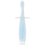 Massageador de Gengiva em Silicone com Ventosa Azul (6m+) - Pimpolho